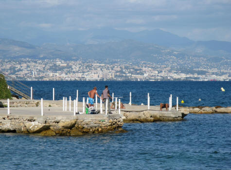 Fishing at Antibes, Cote d'Azur