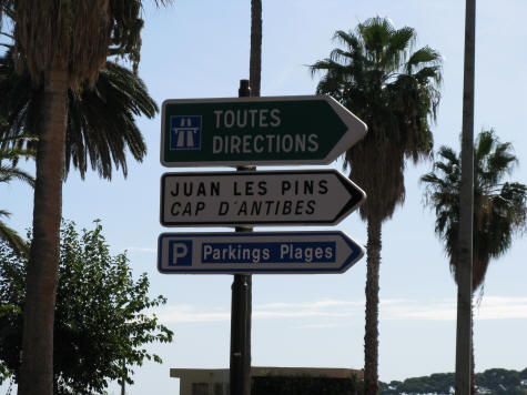 Map of Antibes France