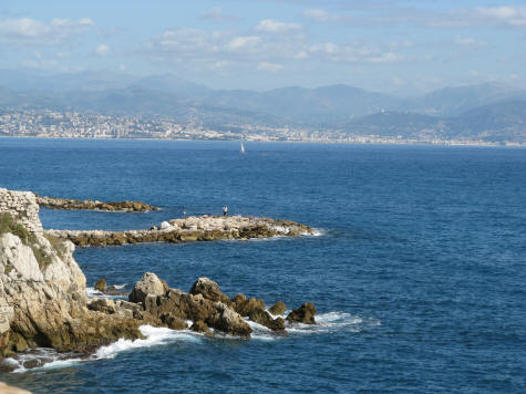 Map of the Cote d'Azur
