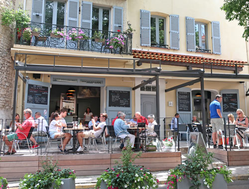 Dining in Antibes France