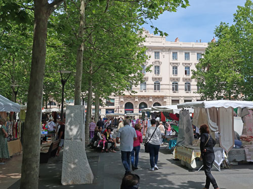 Place de Gaulle in Antibes France